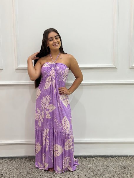 Vestido amarração