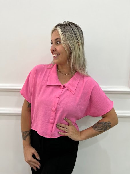 Blusa camisa botões