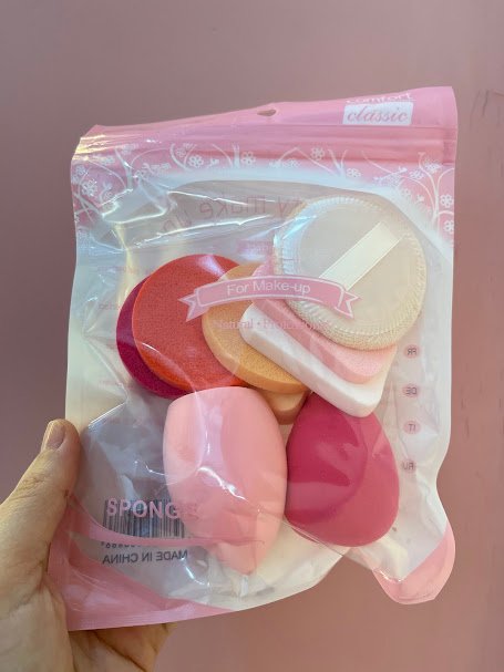 Kit com 9 esponjas