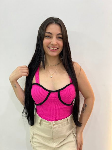 Cropped Alça grossa