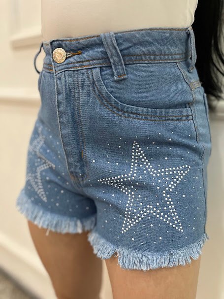 Shorts Jeans Estrela