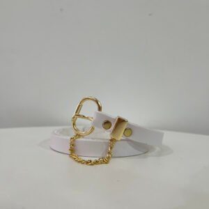 Cinto fino branco