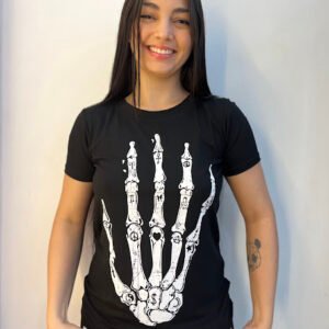 T-Shirt Mão Caveira Mística