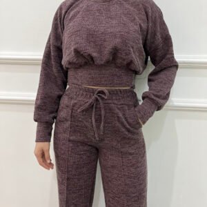 Conjunto Cropped e Calça Pantalona